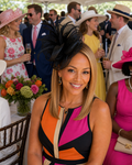 Black Cap Mesh Fascinator