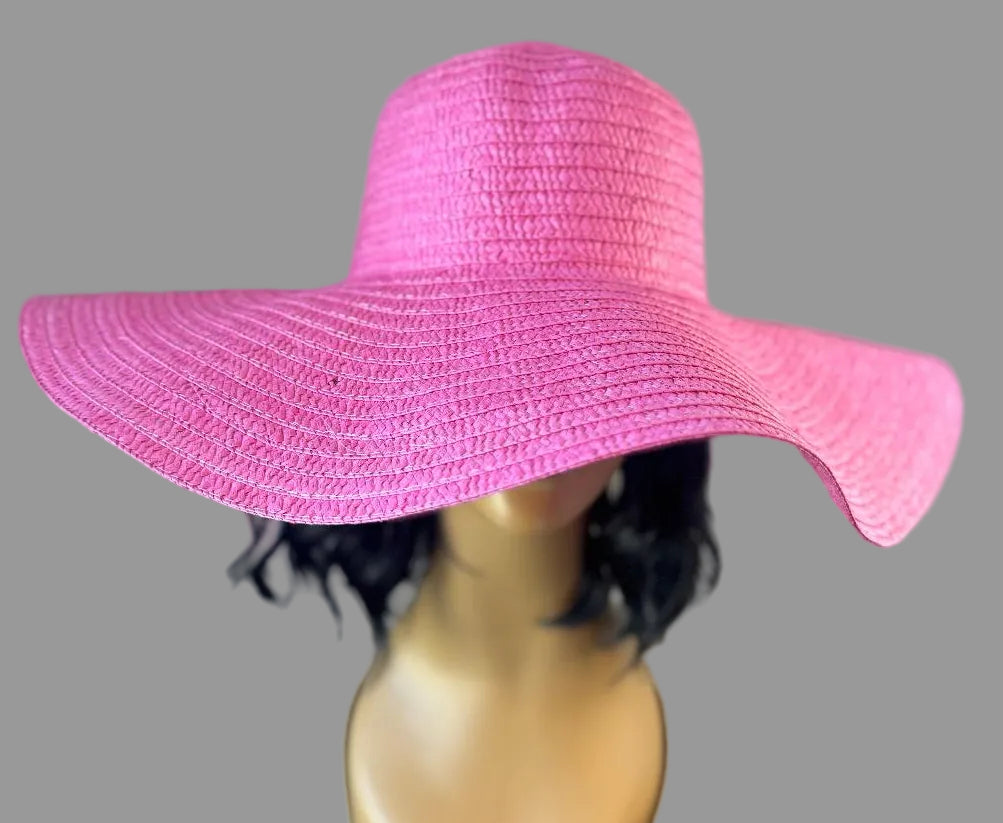 Pink Thin light-weight Floppy Sun Hat