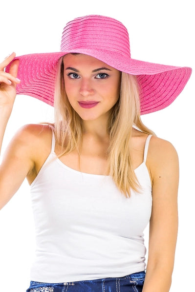Pink Thin light-weight Floppy Sun Hat