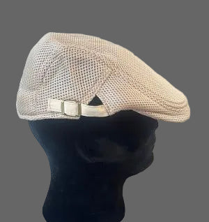 Mesh Wide Brim Breathable Hat - Beige