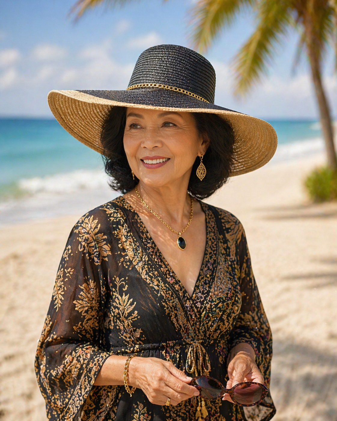 Tan Lines & Black Sands Hat