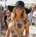Black Medium Weight Floppy Beach Hat