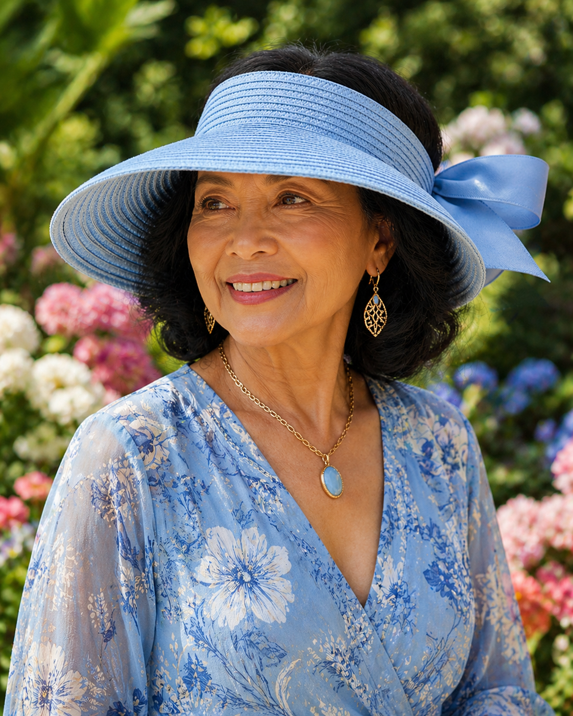 Carolina Blue Derby Visor