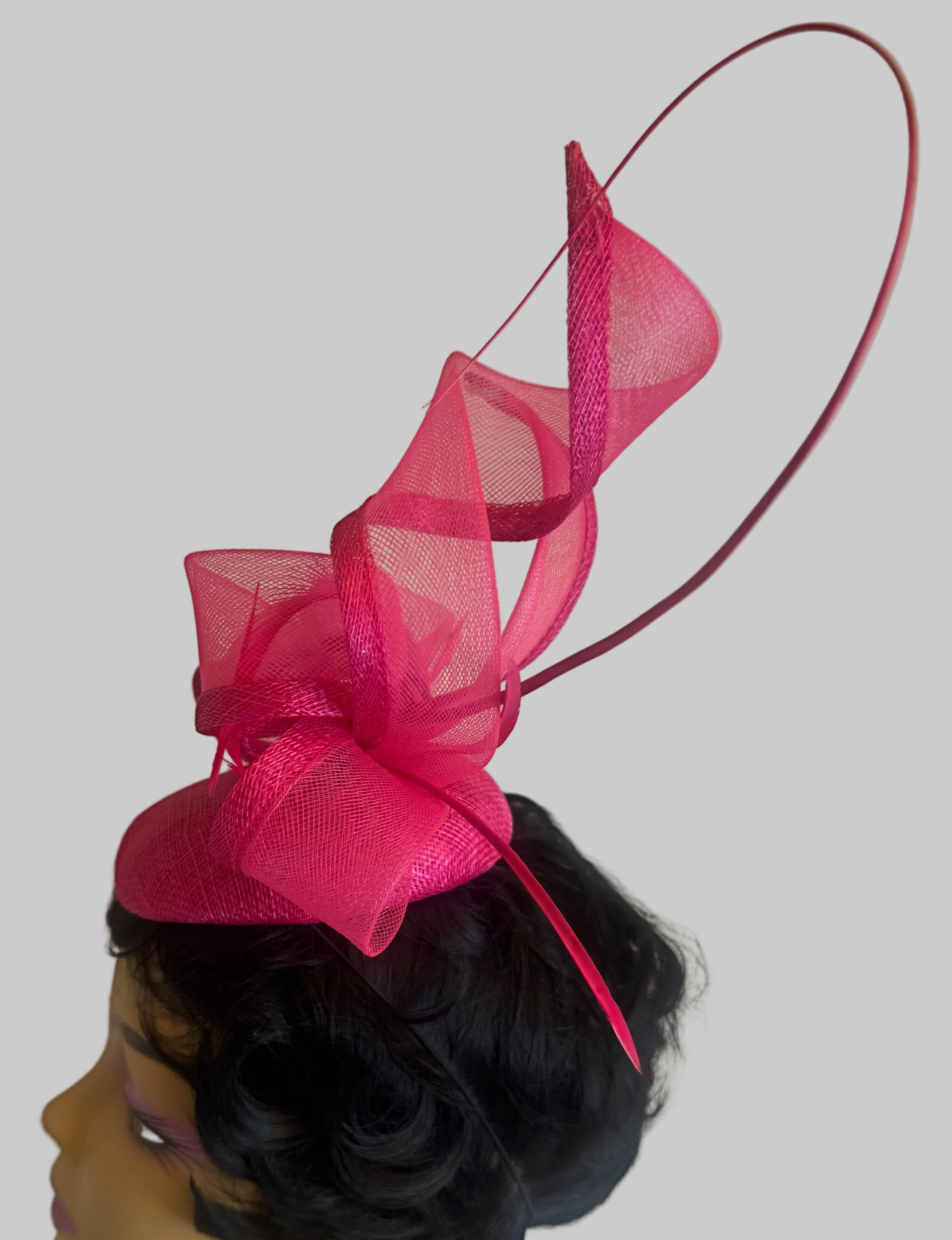 Pink Fascinator