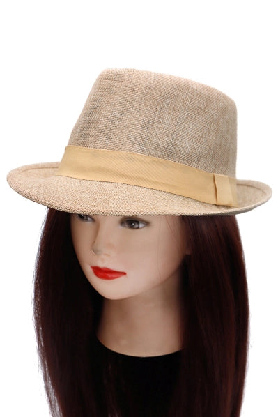 Ladies Black Chic Breathable Mesh Fedora