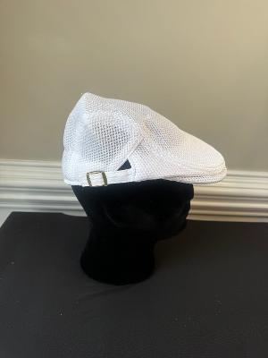 Mesh Wide Brim Breathable Hat - White