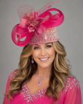 The Passion Pink Crown Fascinator