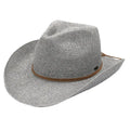 Silver Sequin Western Hat