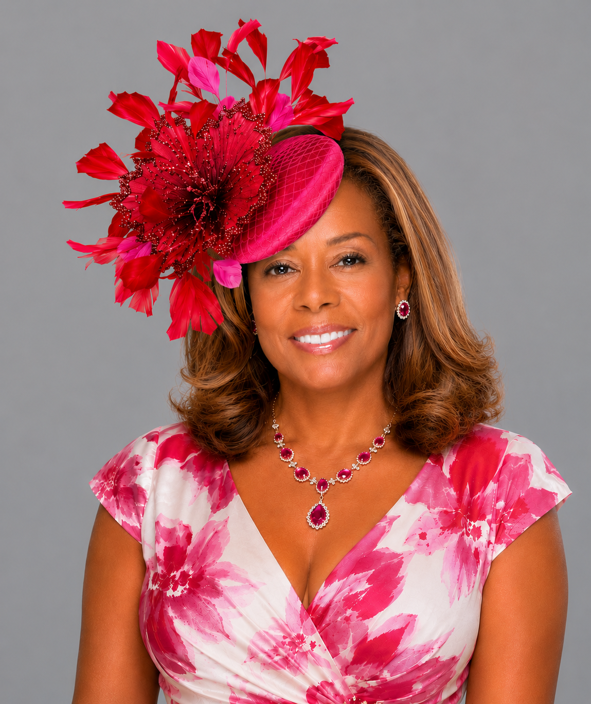 A Blush & Bloom Kentucky Derby Fascinator