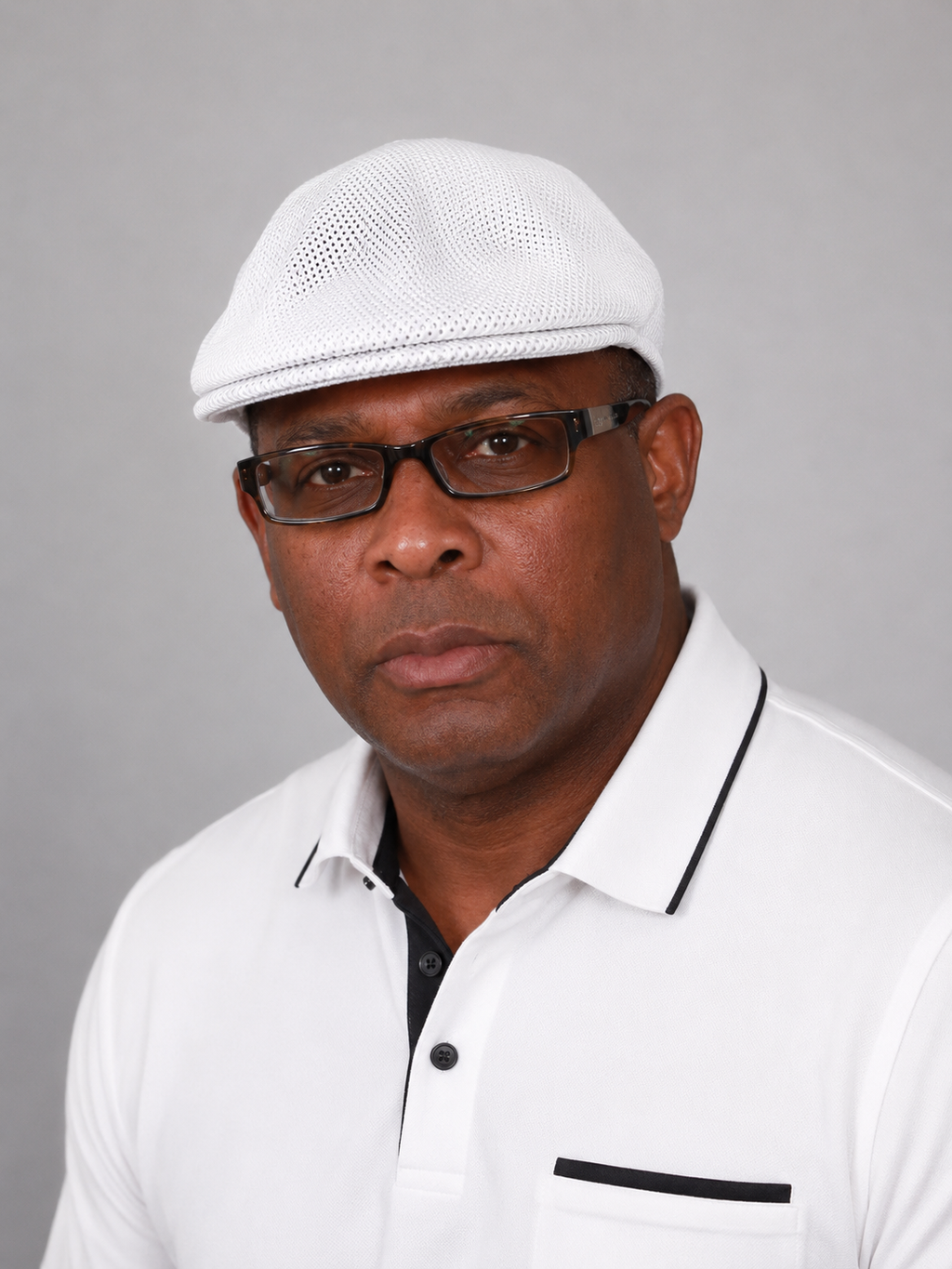 Mesh Wide Brim Breathable Hat - White
